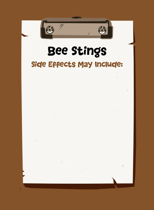 Treatment card: Bee Stings